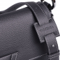 Preview: Shoulder bag made of grained calfskin black